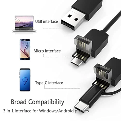 Standard Cable Micro USB to Type-C Semi-Rigid
