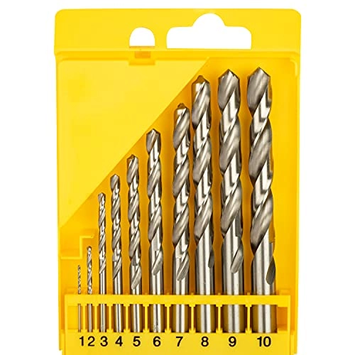 DT5911-QZ - 10 piece(s) HSS 1|2|3|4|5|6|7|8|9|10 mm