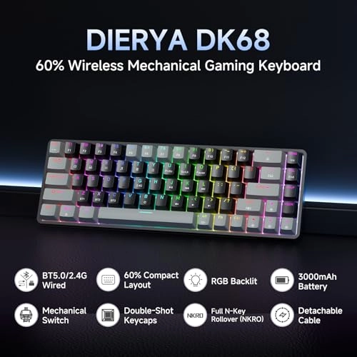 Dk68 - QWERTY Wired/Wireless