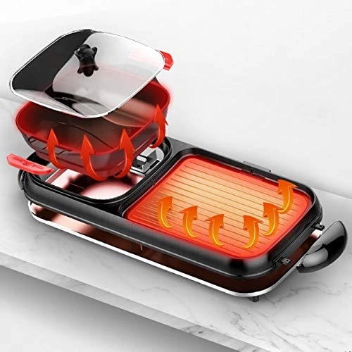 Electric Barbecue Hot Pot - Smokeless Non Stick
