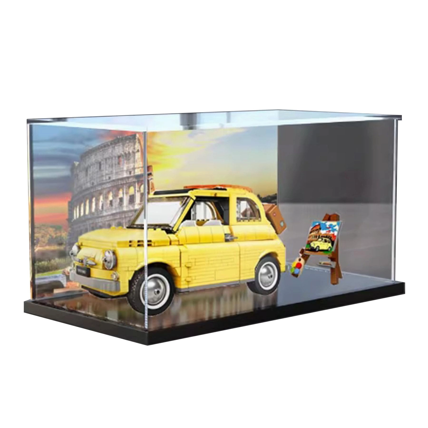 FEIRUBO Acrylic Display Box - 33 x 15x 15 cm Transparent