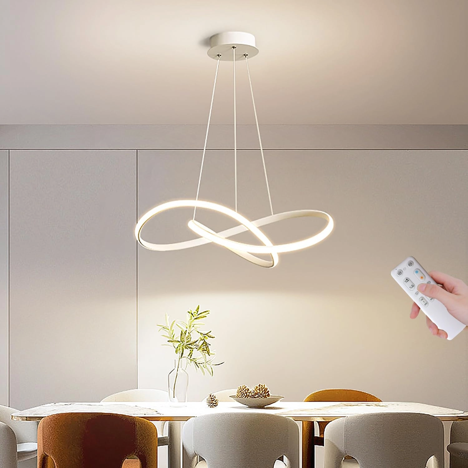 LED Pendant Light - 3000k-6000k Dimmable