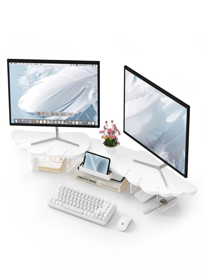 Dual Monitor Stand Riser - 2 Monitors