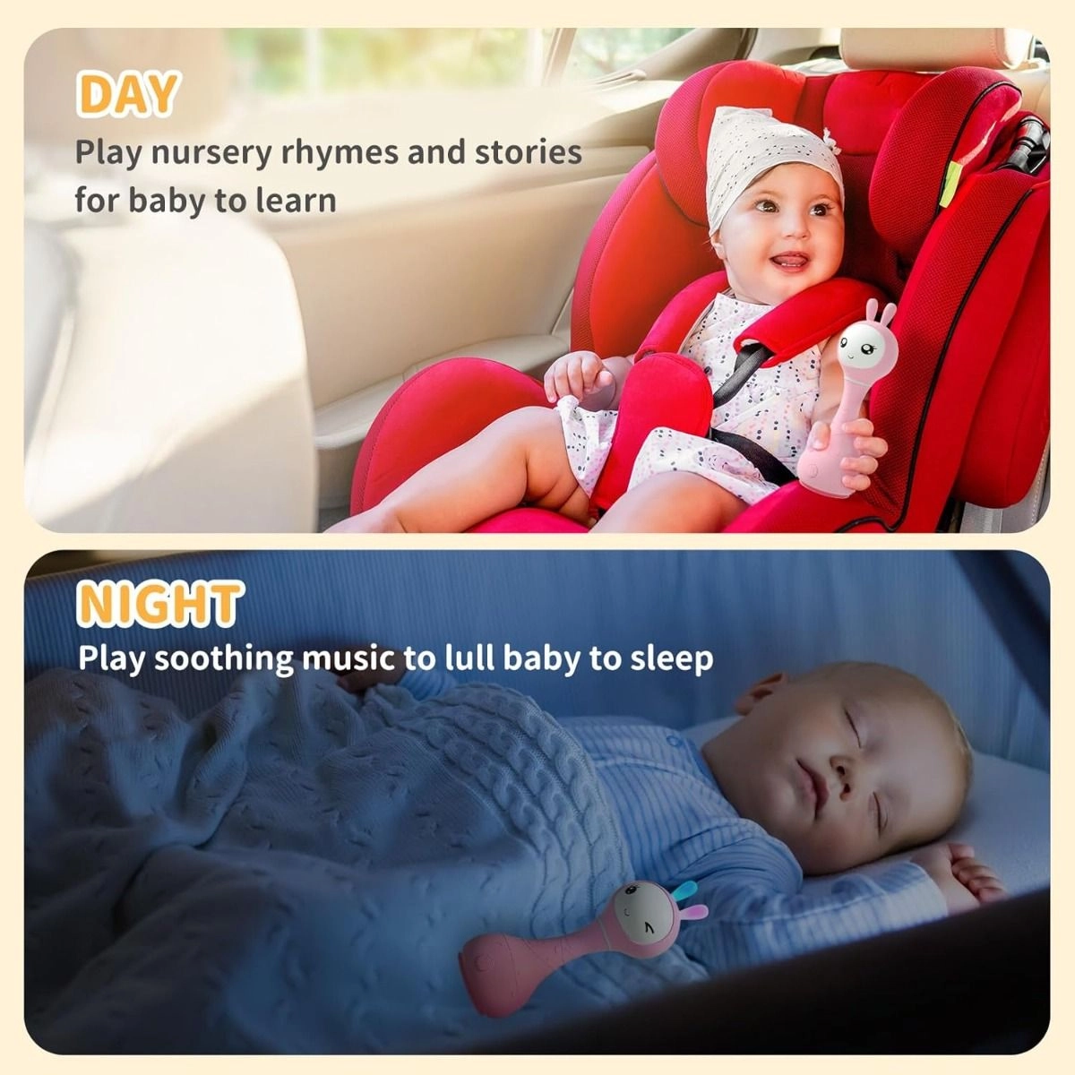 Smarty Shake And Tell Rattle - 0 Months