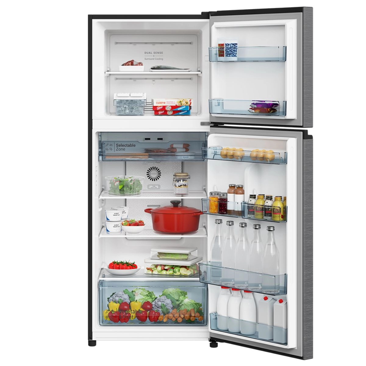 2 Door Top Freezer Refrigerator