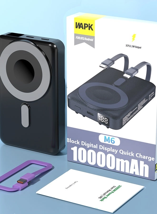 M6 - 10000 mAh 22.5 W Fast charging Wireless charging