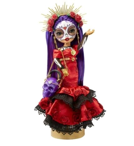 Maria Garcia Fashion Collectors Doll - Dia De Los Muertos Celebration Edition Ages 19+ + Travel Accessory Bag