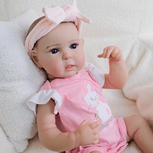Reborn Baby Doll - 19 inch Vinyl Girl Ages 3+