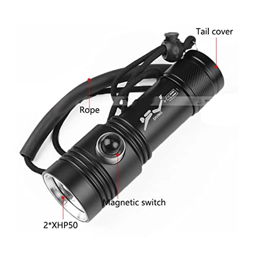 Underwater Diving Light - 80m 600-800lm IPX8