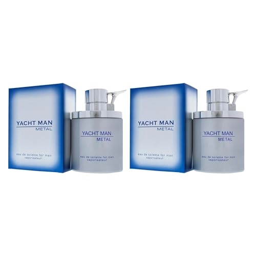 Yacht Man Metal Eau de Toilette 3.4 oz Pack