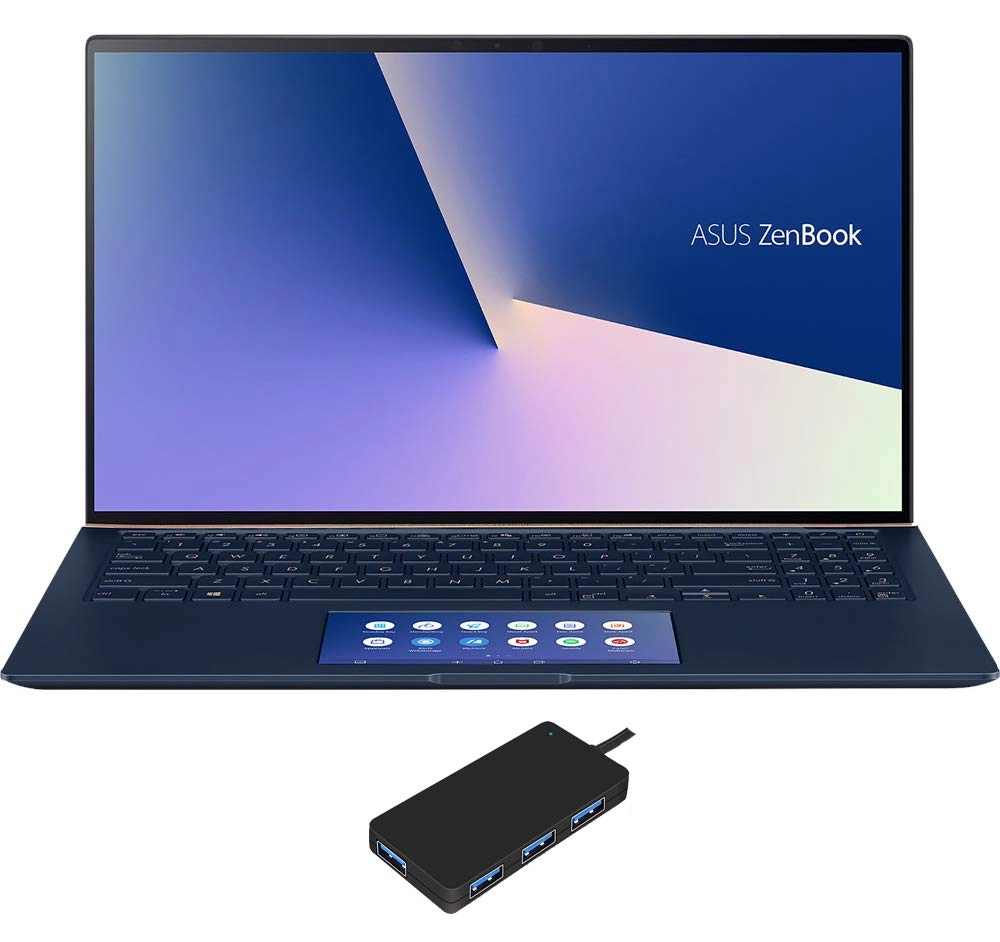 ASUS ZenBook 15 UX534FTC - 15.6'' Core i7-10510U 16GB SO DIMM 2TB SSD + Portable USB 3.0 Data Hub - U304
