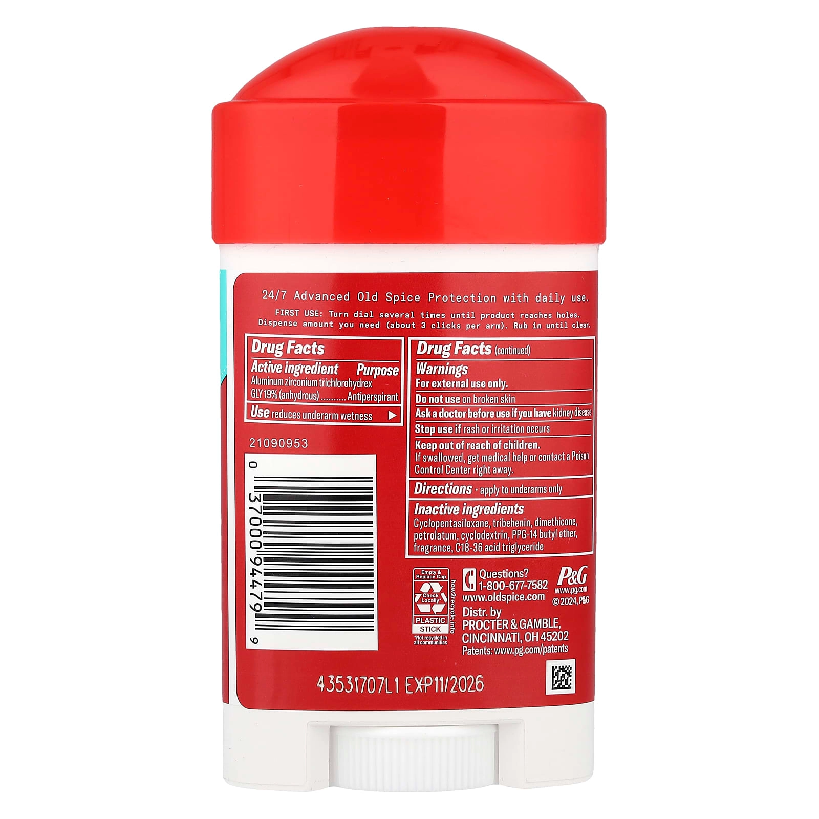 Anti-Perspirant - Pure Sport 76 milliliter