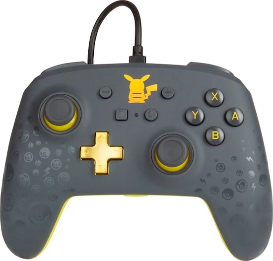 PowerA Enhanced Wired Controller - Grey Nintendo Switch