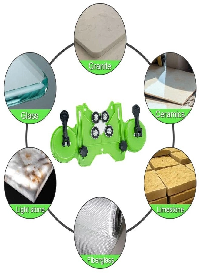 Hole Saw Guide Jig Fixture - 4mm - 83mm Ceramic Glass Marble