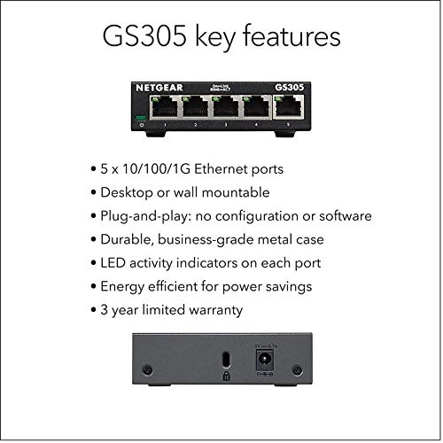 GS305-300UKS - 5-ports