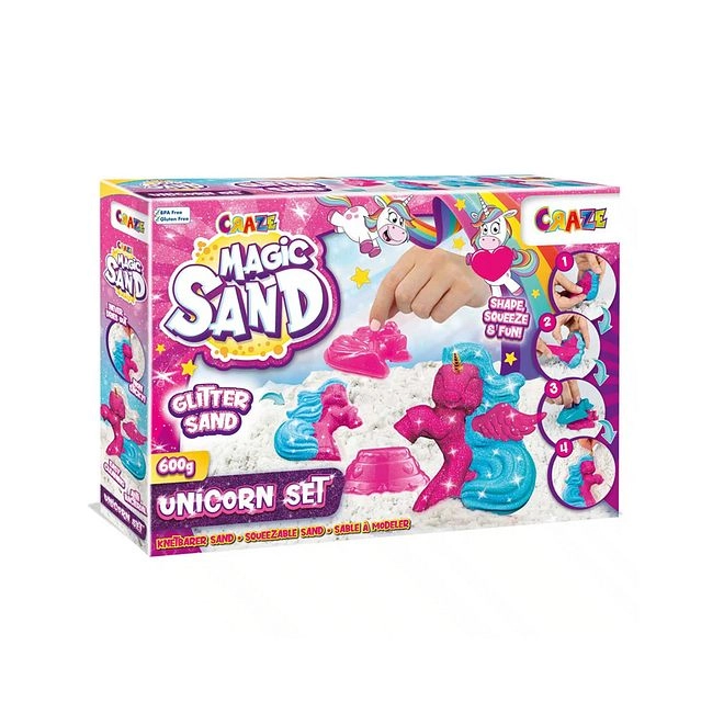 Magic Sand Unicorn Playset - 3+ years 7 Molds