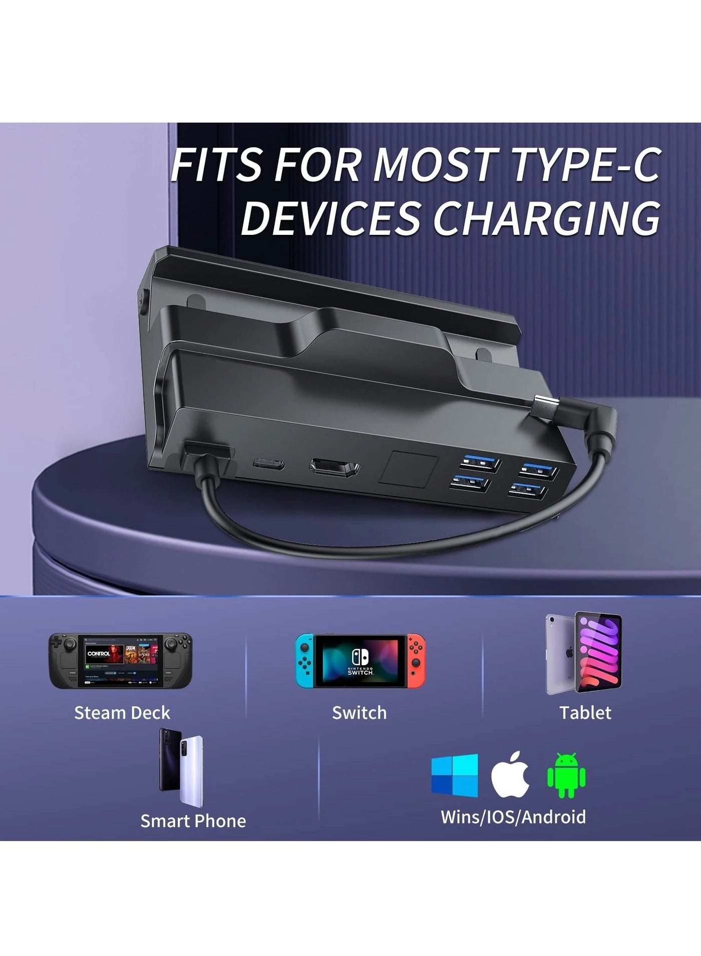 Docking Station for Steam Deck - USB-C Steam Deck