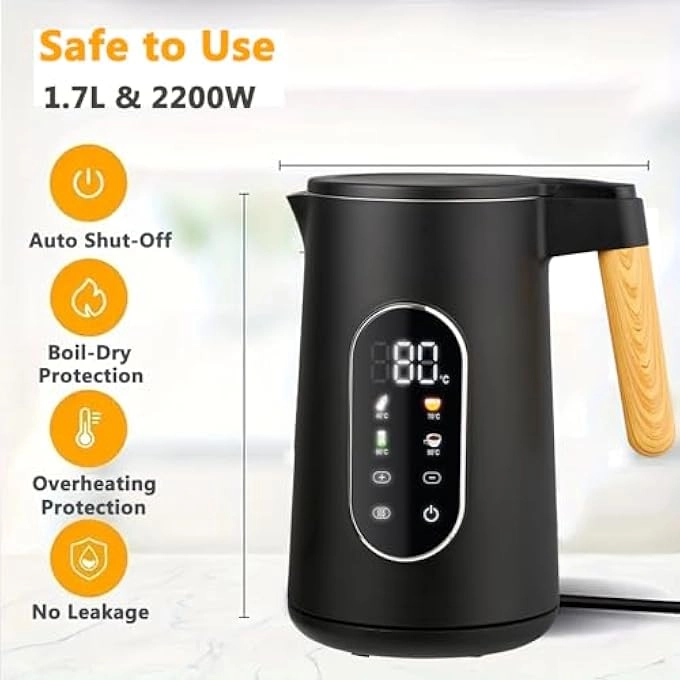 2200W Temperature Control Electric Kettle