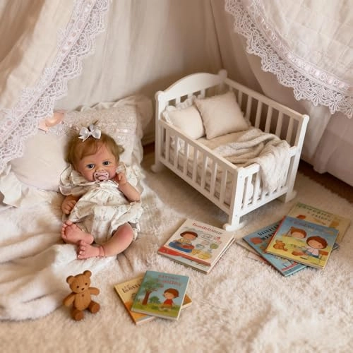 Vivienne Reborn Baby Doll - 19 inch Vinyl girl Ages 3+