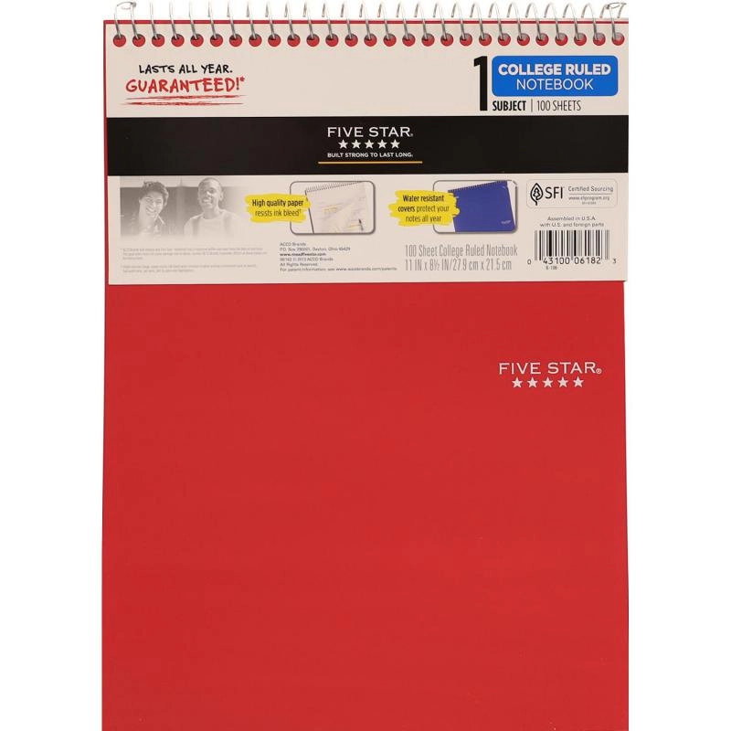 Steno Notebook 8.5 X 11 in Spiral - Lined 100 Sheets
