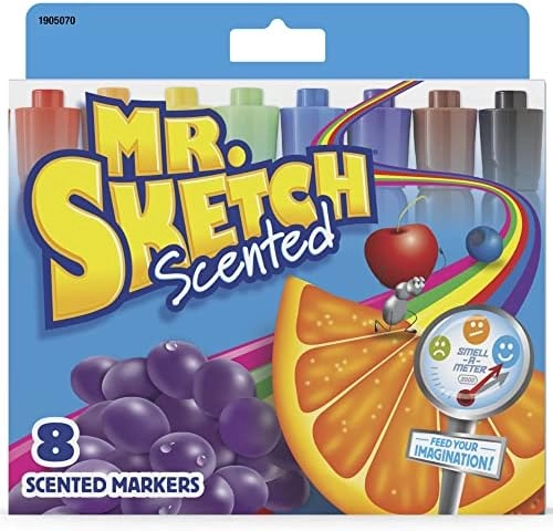 Sanford Scented Watercolor Markers - Assorted Colors Chisel-Tip