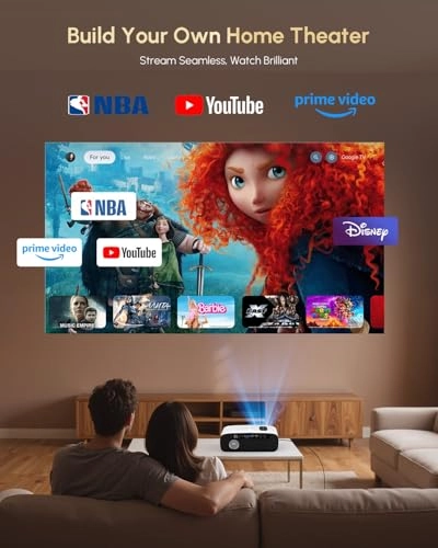 Google TV Projector 2200 ANSI Lumens 3840 x 2160 Pixels