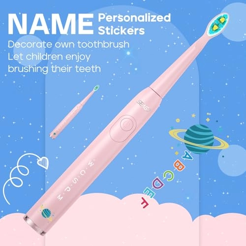 Kids Electric Toothbrush - 8 Brush Heads 5 Modes