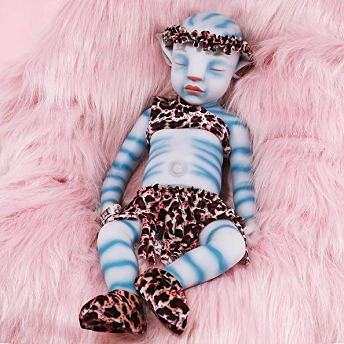 Na'vi Avatar Reborn Baby Doll - 20 Inch Full body Silicone