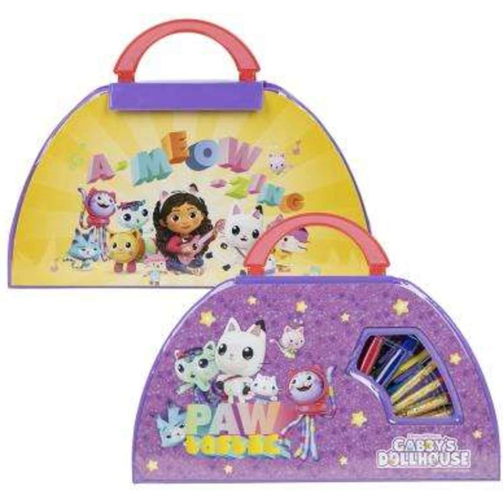 Gabby's Dollhouse - 50 Pc 12 markers 12 crayons 12 watercolours 6 color pencils