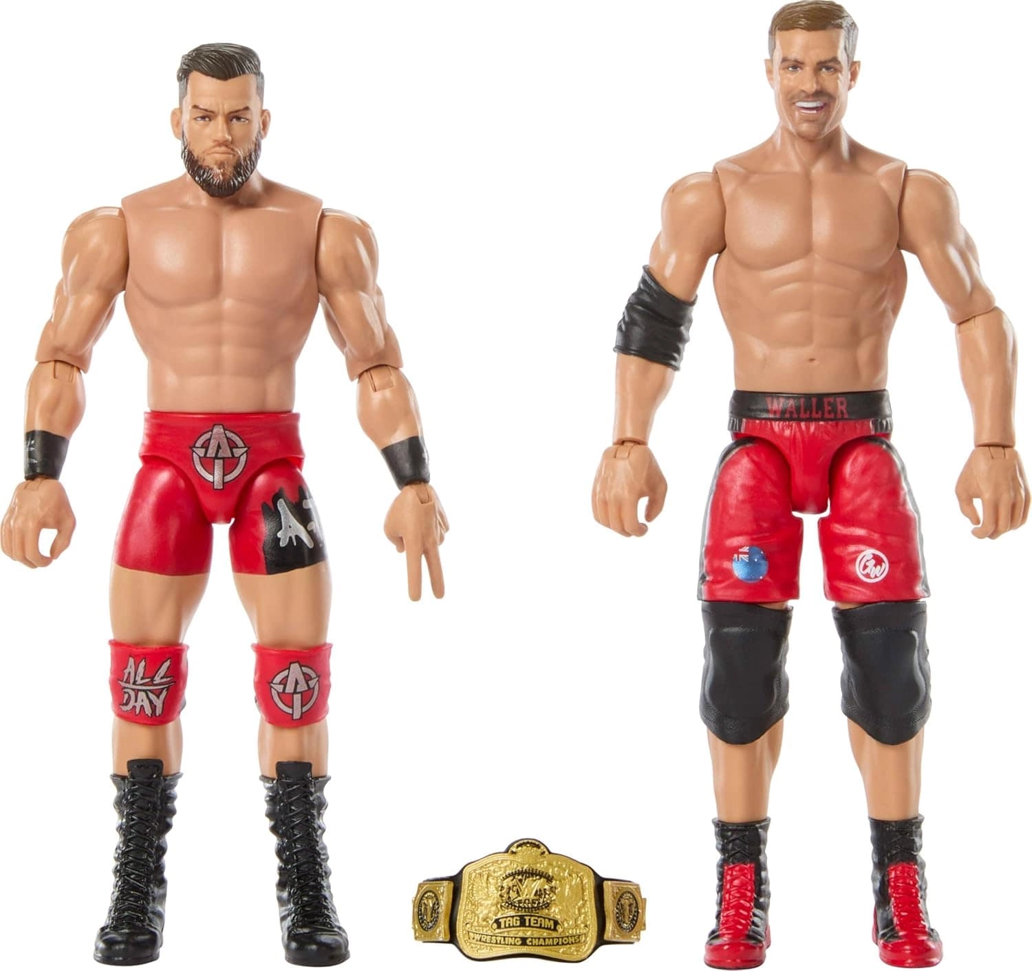 Mattel Austin Theory + Grayson Waller - WWE Main Event Showdown