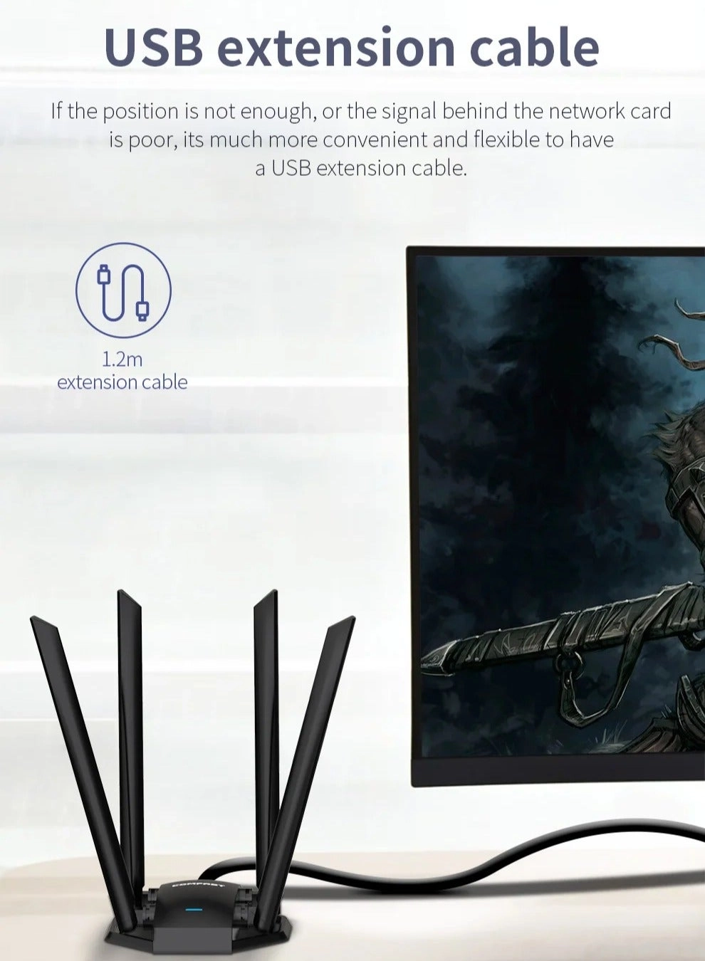 CF-WU785AC - 2.4Ghz&5.8Ghz USB3.0&USB2.0 Wireless