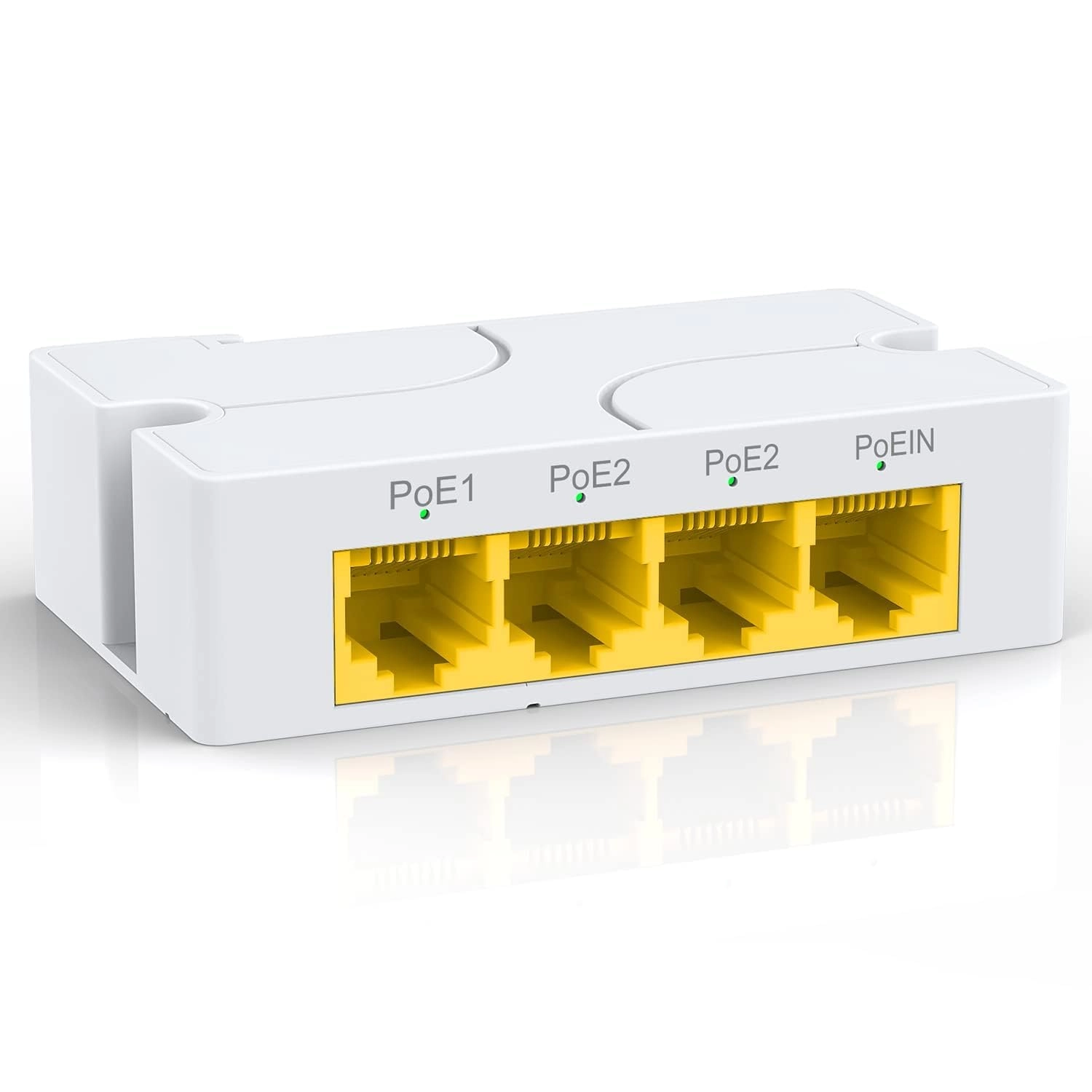 X spring PoE Extender - 57V 24W 4 ports IEEE802.3af/at 1000Mbps