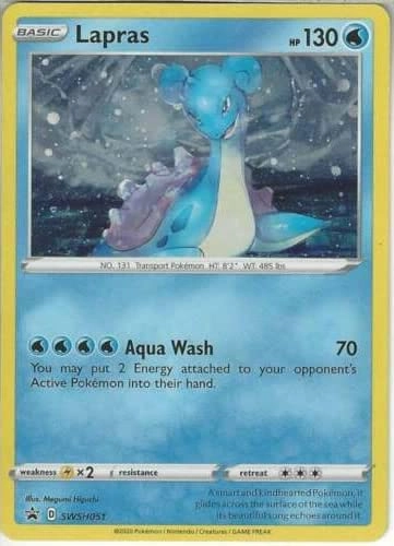Pokémon Pokemon Lapras SWSH051 - English + Toploader