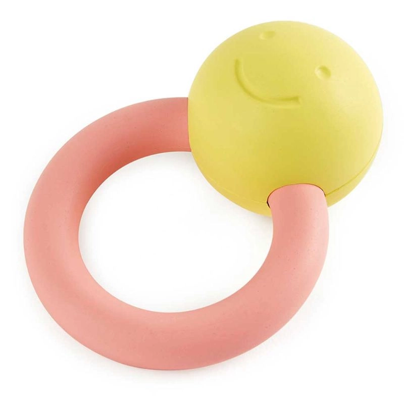 Hape Ring Rattle - 0 + rice-based