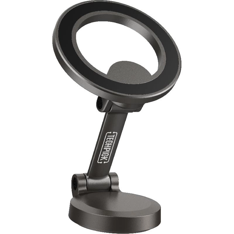 Techpick Magnetic 360 Degrees Adjustable Car Mount - MagSafe Compatible Space Grey