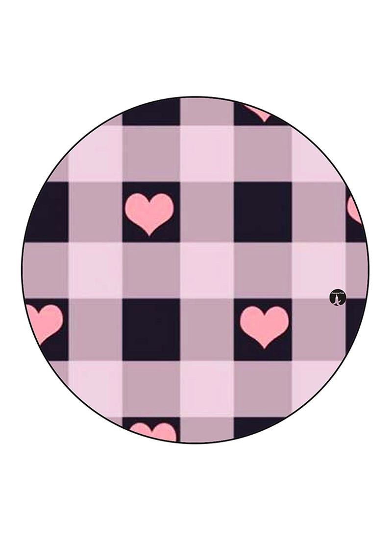 Hearts Printed Mouse Pad
