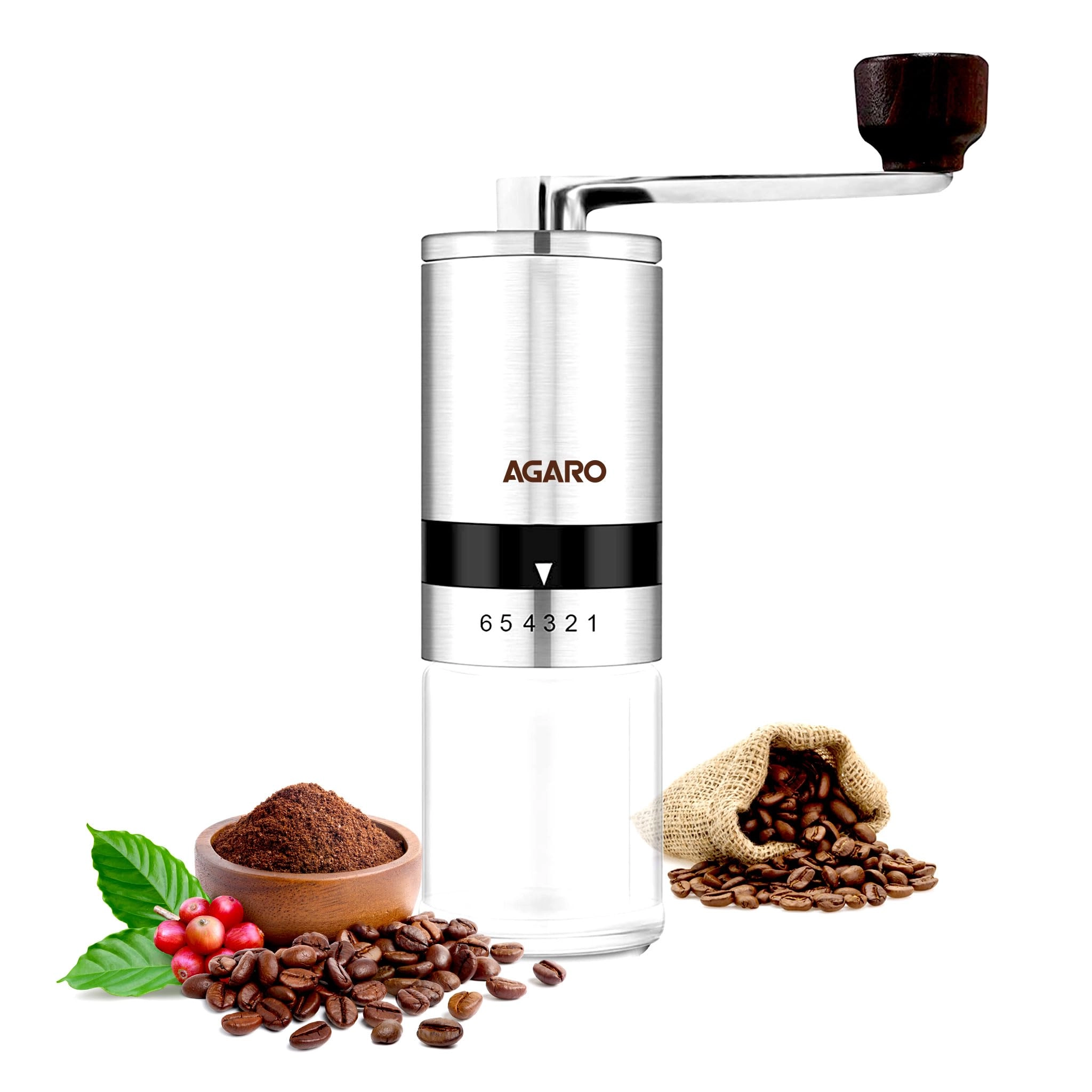 Universal Corporation Limited,Nimbo, China, Universal Corporation Limited,Nimbo, China Elite Manual Coffee Grinder - 100 Grams Stainless Steel