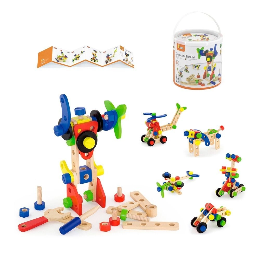 Construction Block Set - 68 pcs