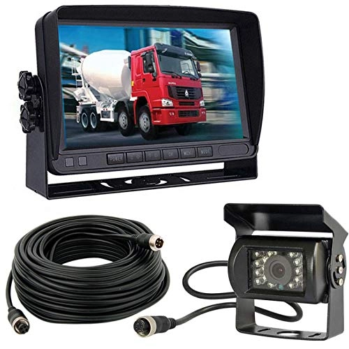 4Pin Rearview Camera - Night Vision 628x586pixles + 7" TFT LCD Monitor - 800x480