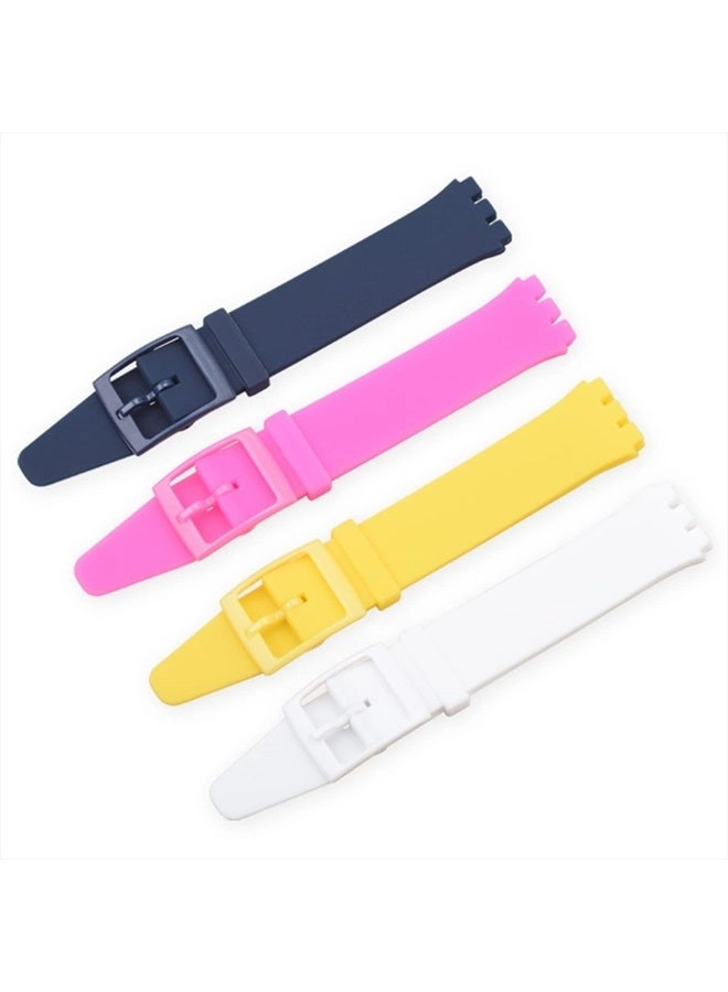 17mm Silicone Watch Band for Swatch