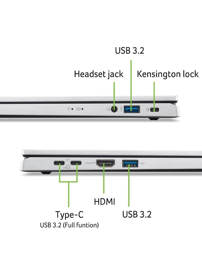 AG15-32P-39R2 Aspire Go 15 - 15.6'' i3-N355 8GB DDR5 128GB UFS