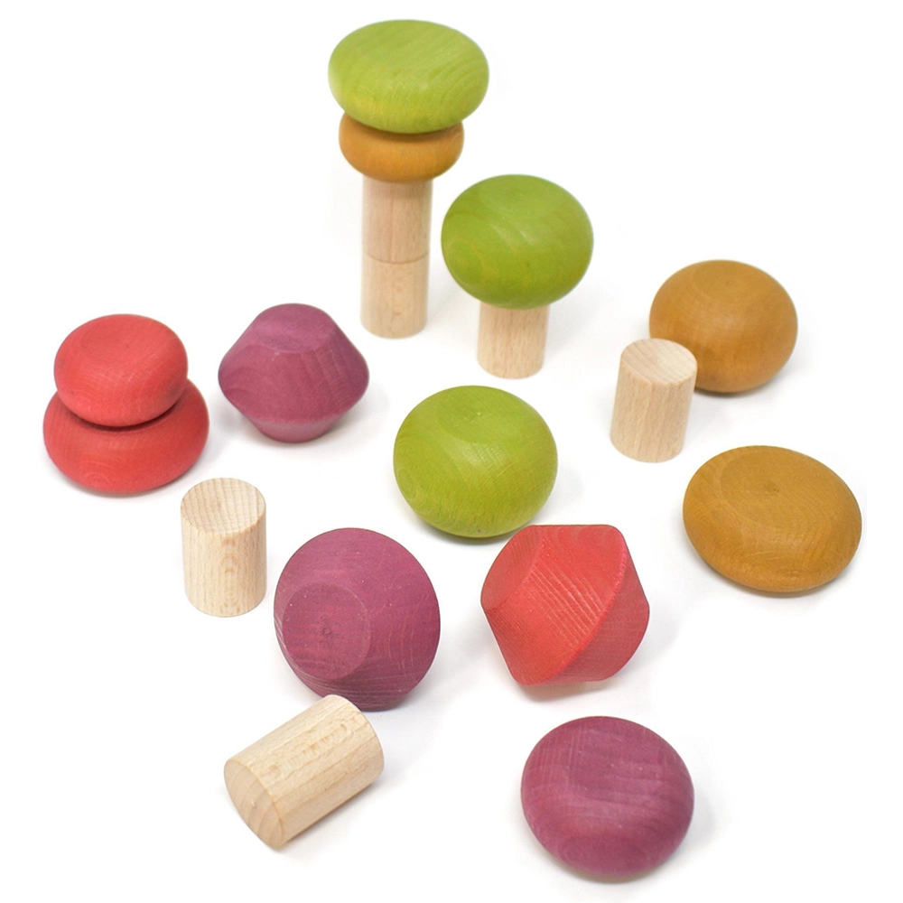 Autumn Stacking Trees - 3 years & above 18 pieces