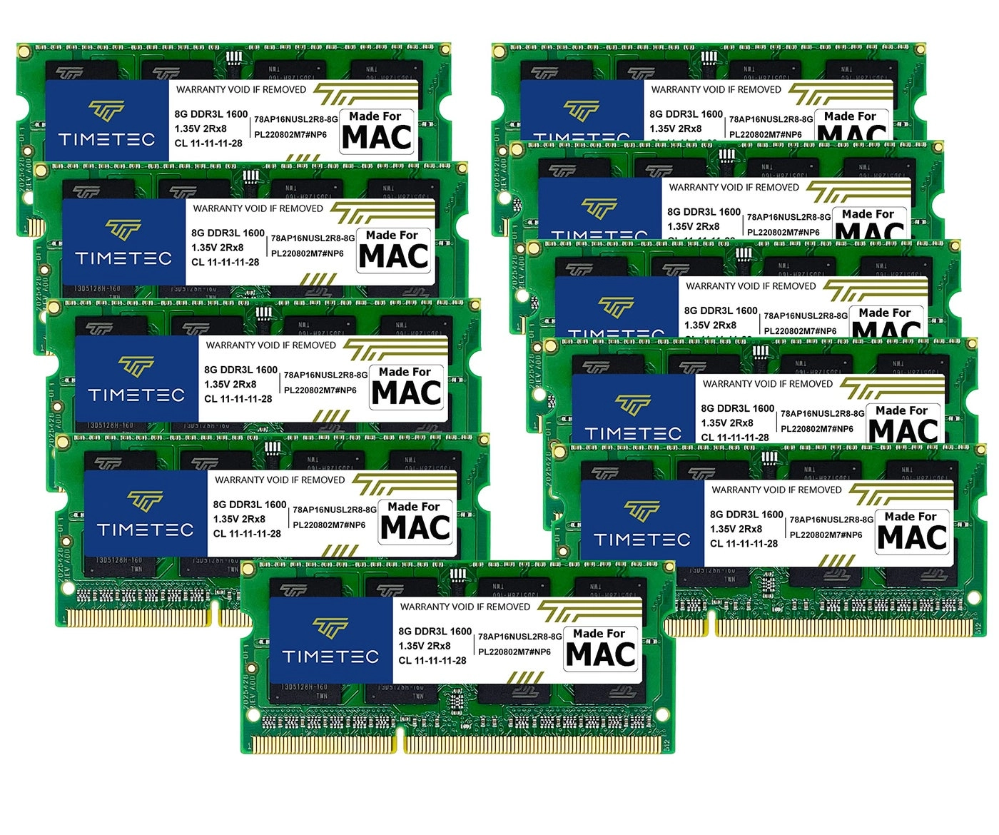 Timetec DDR3L 1600MHz PC3L-12800 - 80GB SODIMM