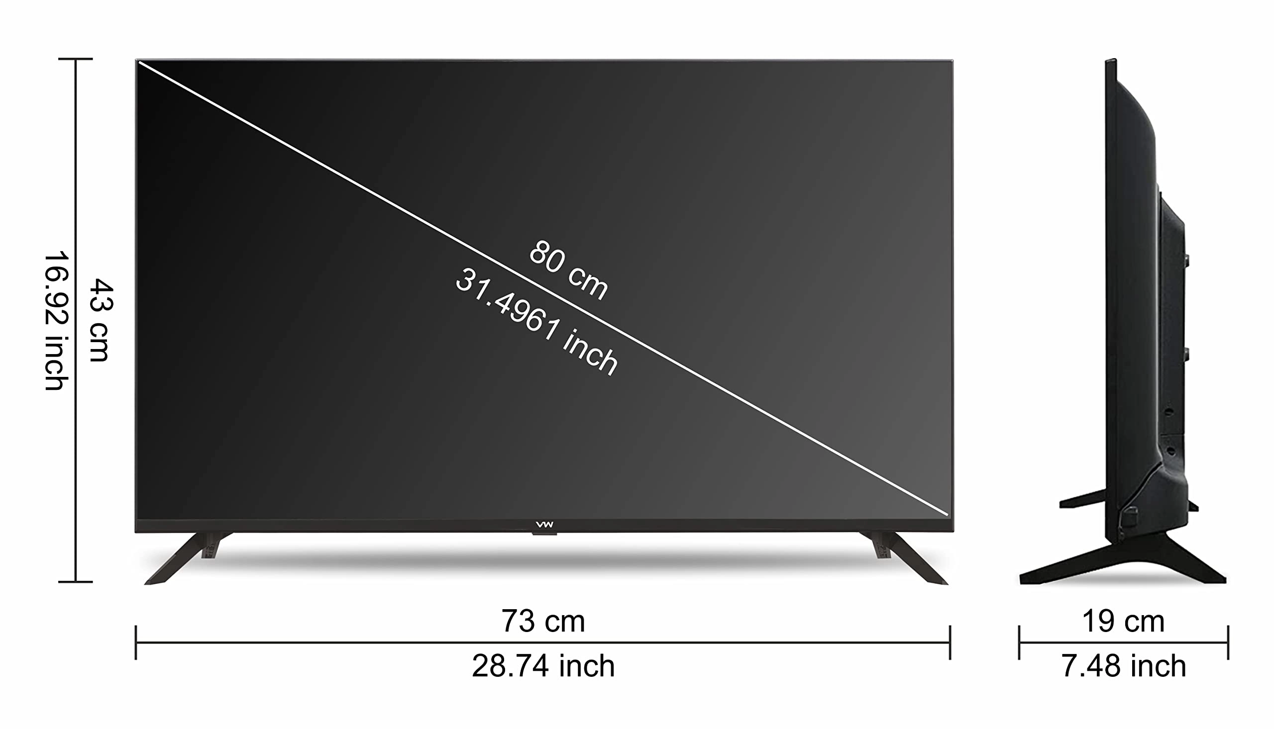 VW32A - 32 inches