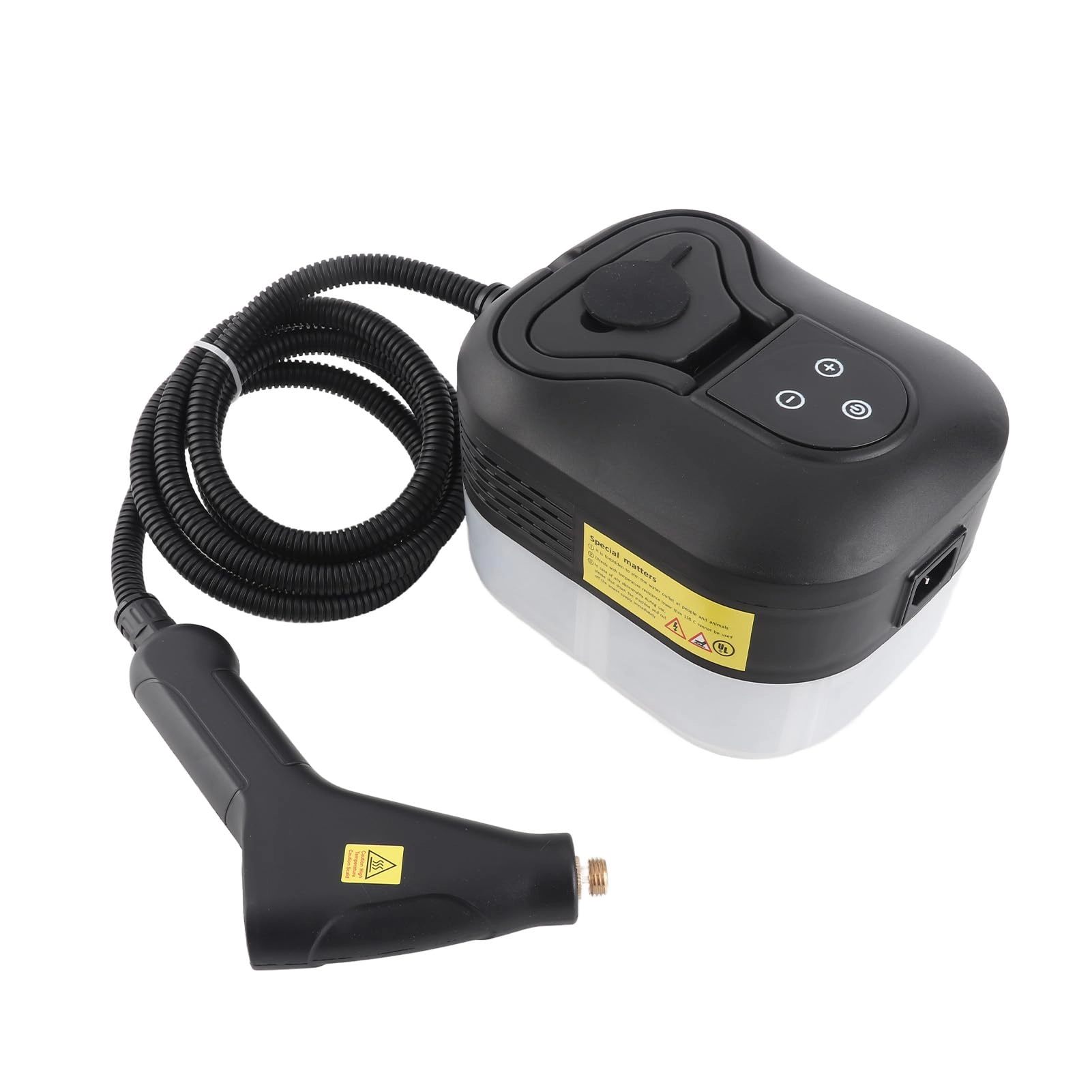 Handheld Steam Cleaner - 1500W 3 Brush Heads