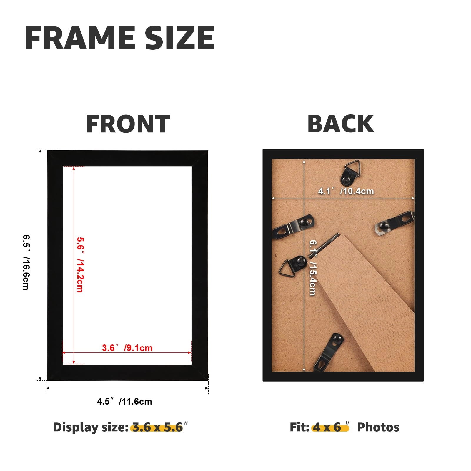 Picture Frame Set - 4x6