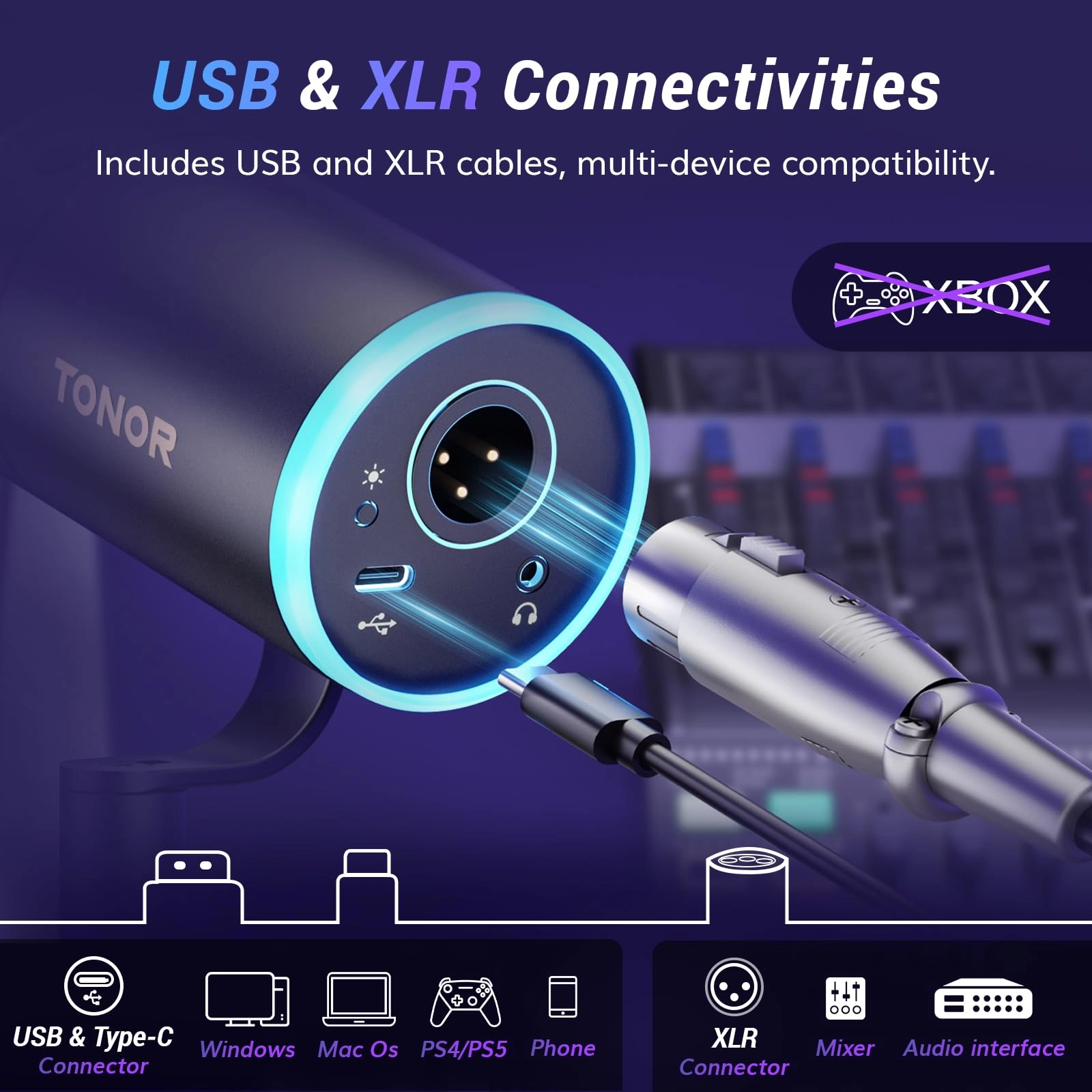 TD520 USB+XLR Microphone