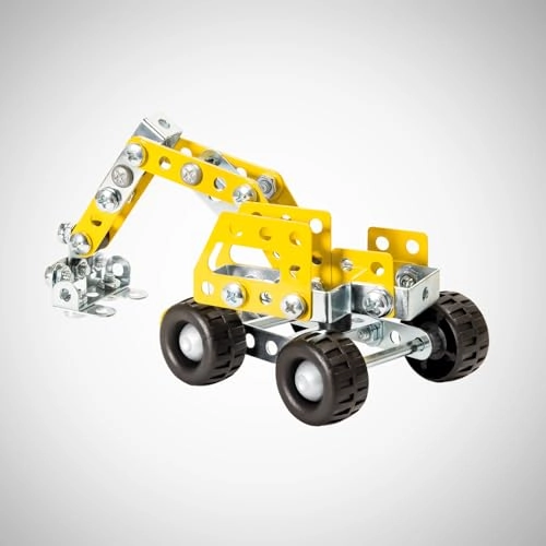 00253 Metal Construction Kit - Excavator Mini - 116 pcs for ages 6+