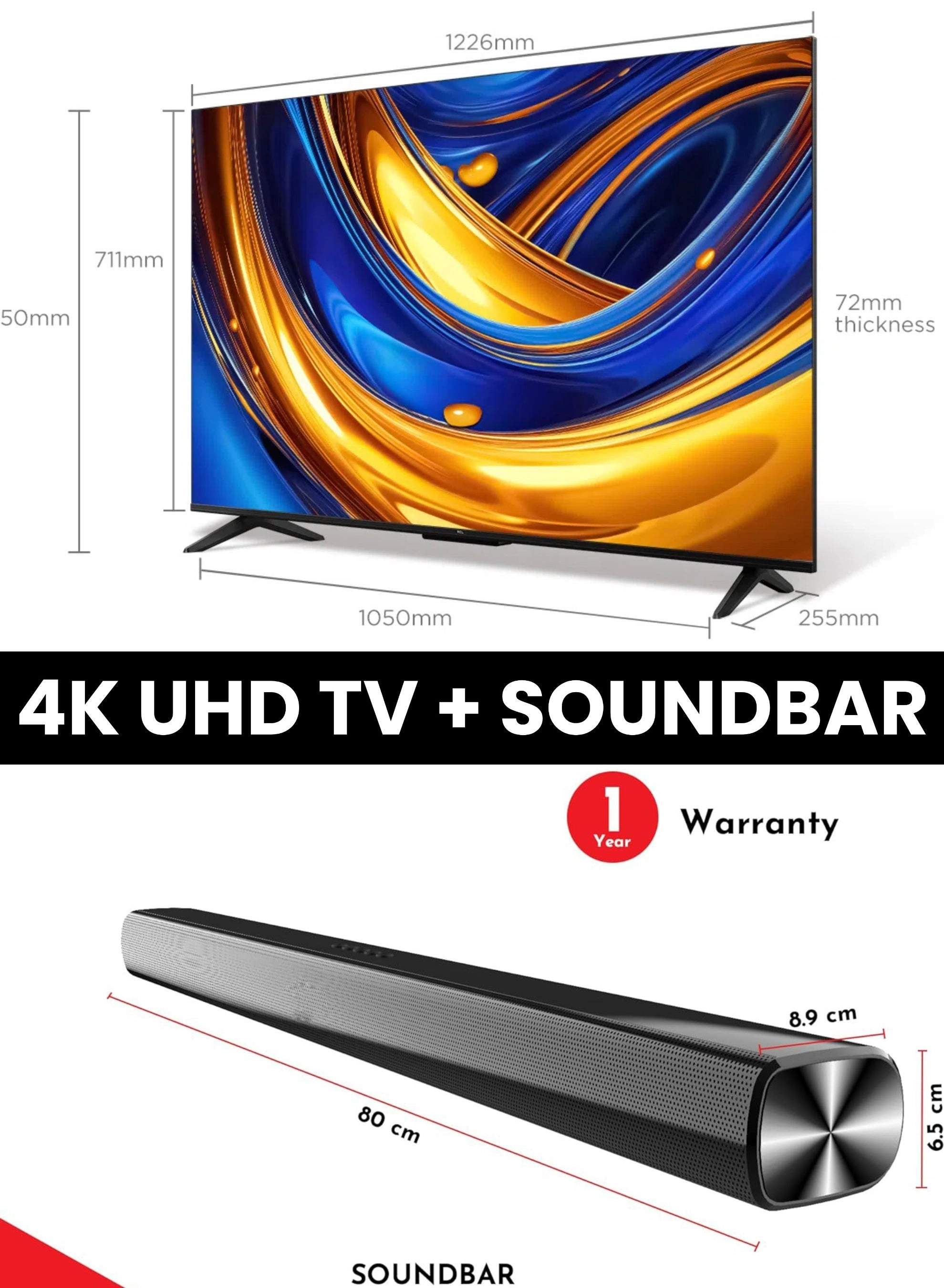 55P655+SOUNDBAR - 55 in