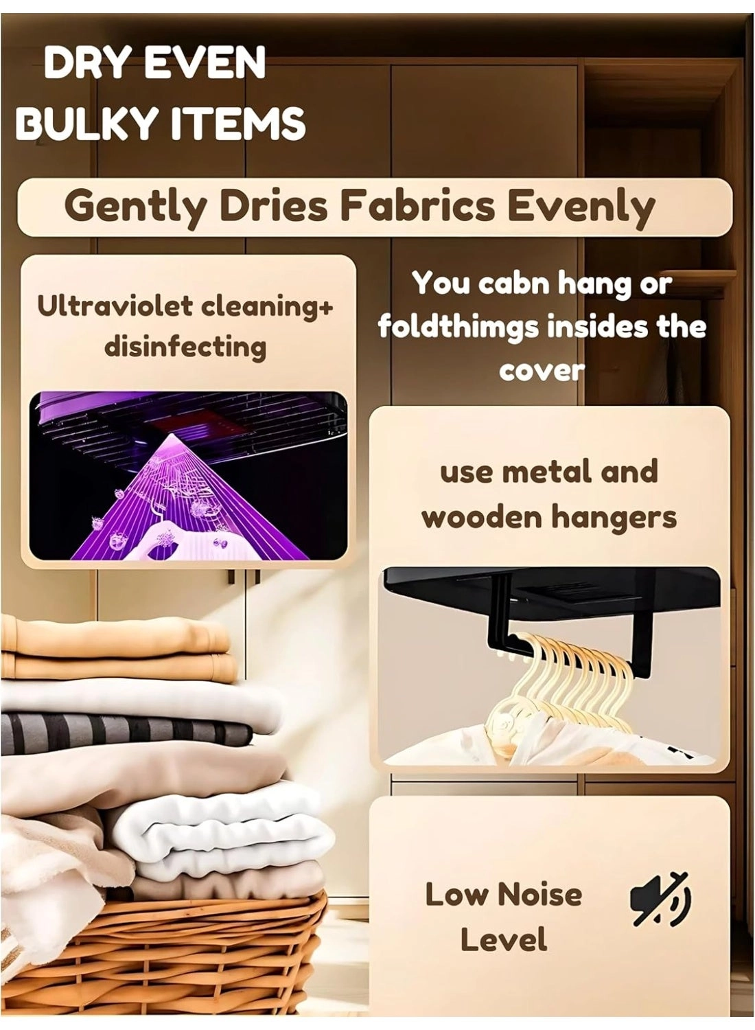 Portable Laundry Dryer - 600W